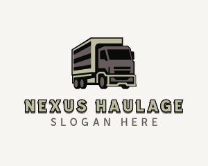 Delivery Truck Cargo logo design