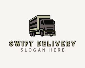 Delivery Truck Cargo logo design