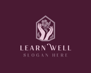 Wellness Flower Spa logo design