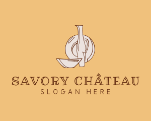 Ceramic Pottery Kitchenware logo design