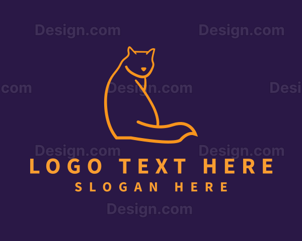 Kitty Cat Pet Logo