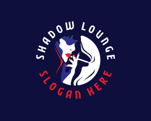 Smoking Woman Cigar logo