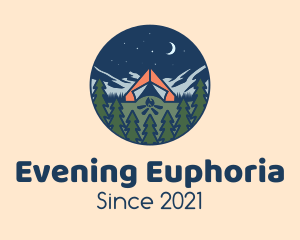 Forest Night Camp logo design