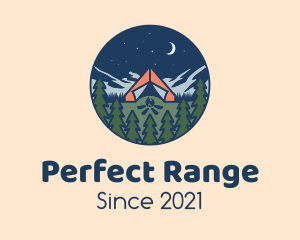 Forest Night Camp logo design