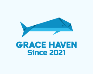 Blue Whale Origami logo