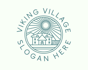 House Village Villa logo design