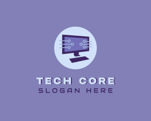 Cyber Tech Computer logo design