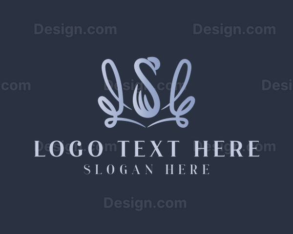 Luxury Bird Swan Logo