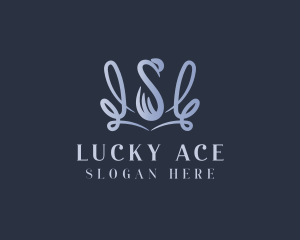 Luxury Bird Swan logo design