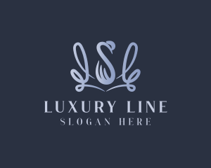 Luxury Bird Swan logo design