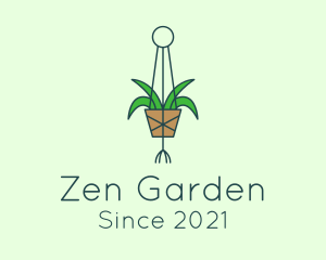 Hanging Garden Plant  logo design