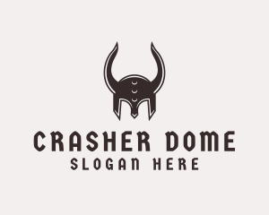 Norse Viking Helmet logo