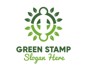 Green Leaves People logo design