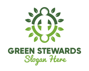 Green Leaves People logo design