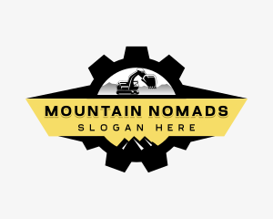 Mountain Gear Excavator logo design