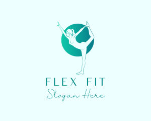 Yoga Green Physical Fitness logo design