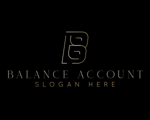 Elegant Premium Luxe Letter B logo design