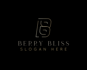 Elegant Premium Luxe Letter B logo design