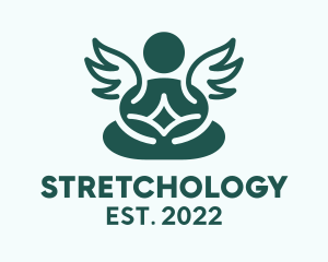 Angel Yoga Stretching  logo