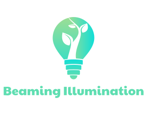 Plant Light Bulb logo