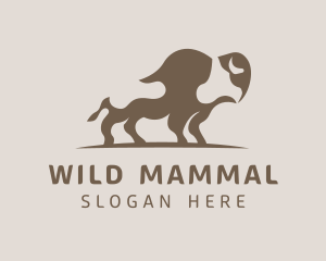 Native Bison Farm logo design