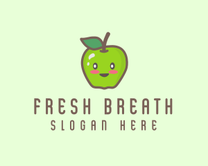 Happy Apple Fruit  logo design