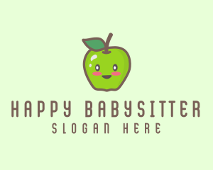 Happy Apple Fruit  logo design