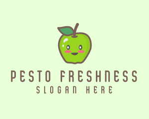 Happy Apple Fruit  logo design