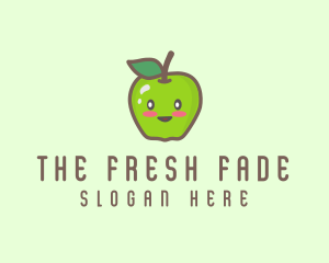 Happy Apple Fruit  logo design