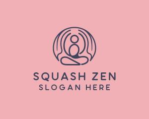 Zen Yoga Fitness logo design