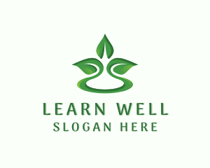 Leaf Nature Wellness logo design