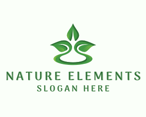 Leaf Nature Wellness logo design