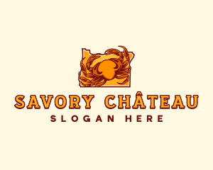 Oregon Seafood Crab logo design