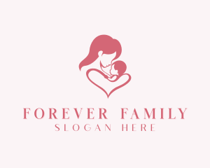 Mother Baby Parenting logo design