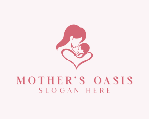 Mother Baby Parenting logo design