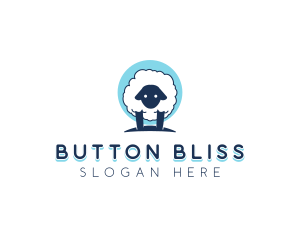 Fluffy Sheep Wool logo design