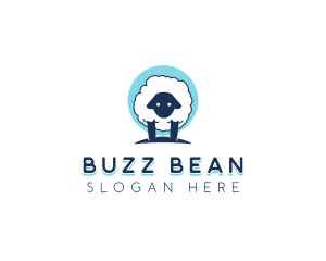 Fluffy Sheep Wool logo design