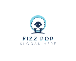 Fluffy Sheep Wool logo design