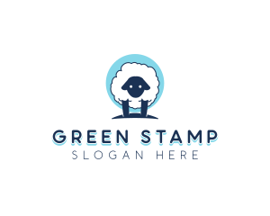 Fluffy Sheep Wool logo design