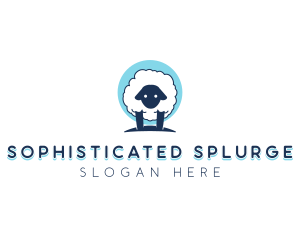 Fluffy Sheep Wool logo design