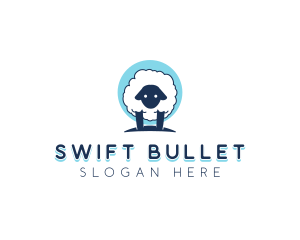 Fluffy Sheep Wool logo design