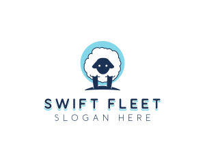 Fluffy Sheep Wool logo design