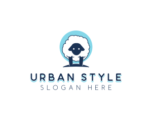 Fluffy Sheep Wool logo design