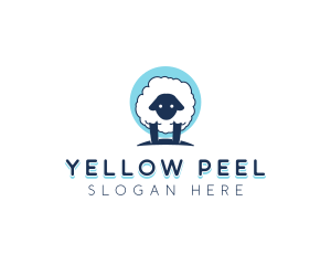 Fluffy Sheep Wool logo design