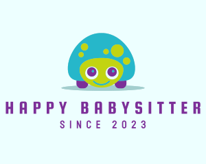 Happy Adorable Tortoise logo design