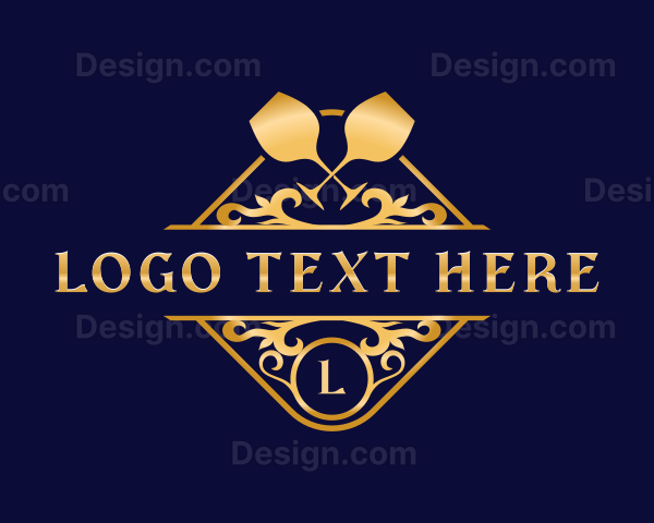 Luxury Wine Liquor Logo