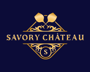 Luxury Wine Liquor logo design