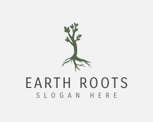 Nurture Nature Tree logo design