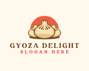 Gyoza Cooking Cuisine logo design
