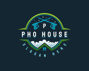 Housekeeping Pressure Washer logo design